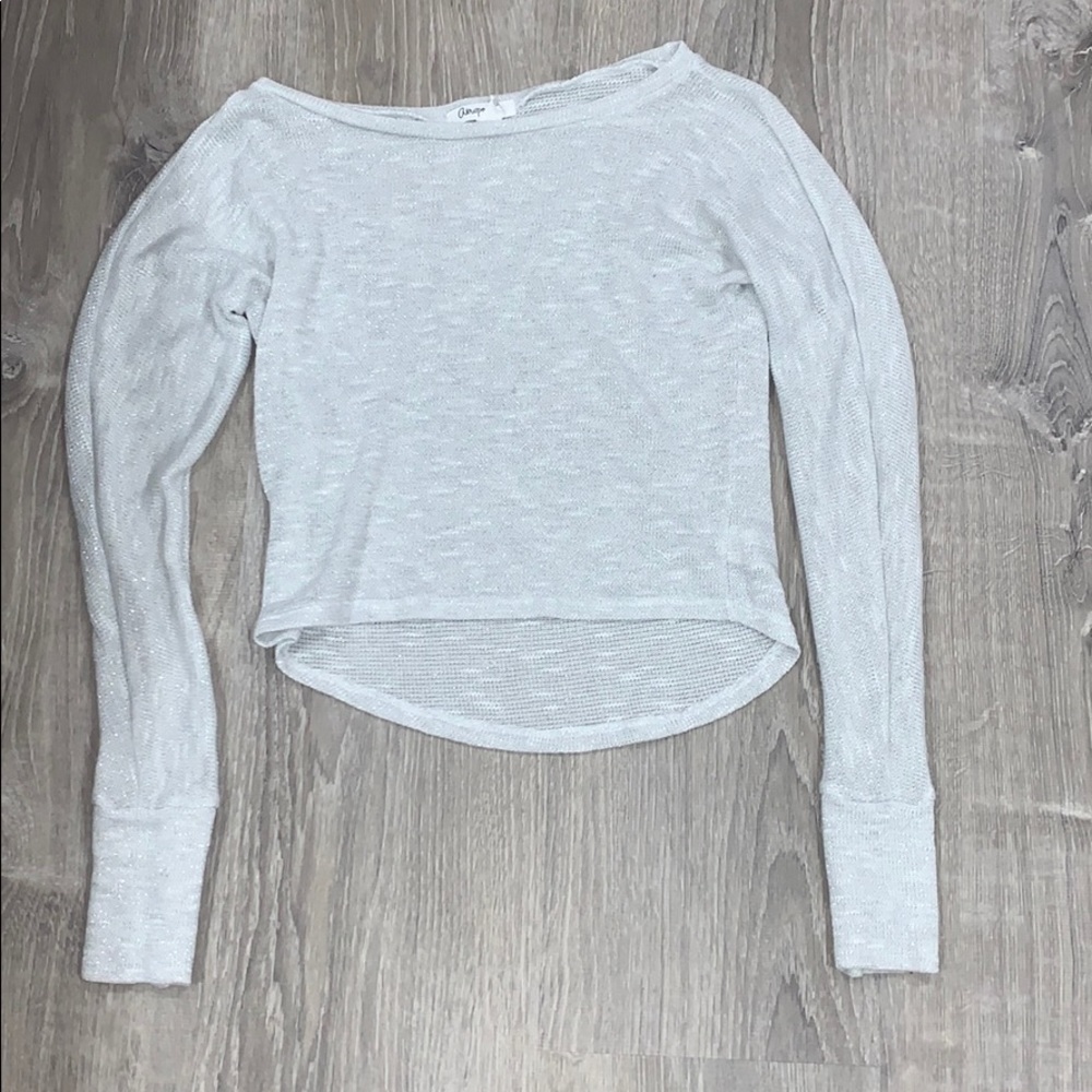 Sparkly Gray Long Sleeve